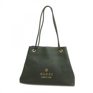 GUCCI Black Leather Shoulder Bag